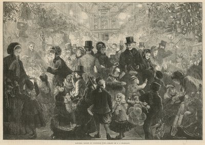 Lowther Arcade ved juletider av Charles J. Staniland