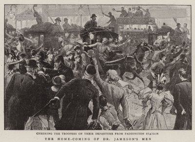 Dr Jamesons menns hjemkomst av Charles J. Staniland
