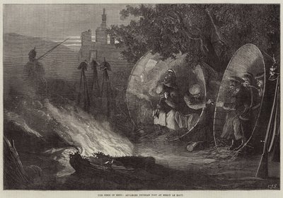 The Siege of Metz, Advanced Prussian Post at Mercy le Haut av Charles J. Staniland