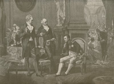 Napoleon, Goethe og Wieland, 1808, 1896 av Charles J. State
