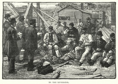 Ved elvebredden av after Charles J. Staniland
