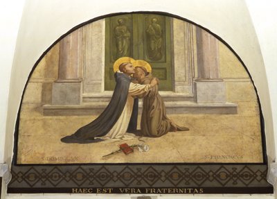 Kyss fra St. Francesco og St. Dominic av Charles Jean Baptiste Besson