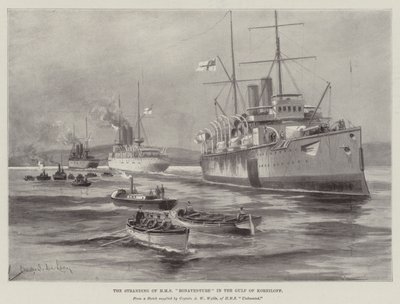 Strandingen av HMS Bonaventure i Korniloffbukta av Charles John de Lacy
