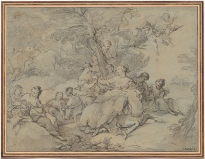 Voldtekt av Europa, 1731. av Charles Joseph Natoire