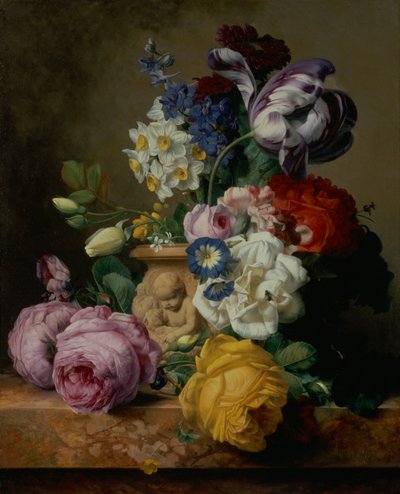 Stilleben av blomster av Charles Joseph Node