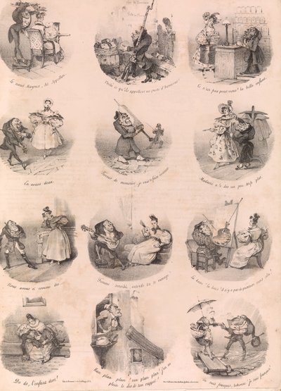 Twelve Satirical Vignettes Le Charivari, December 10, 1832, December 1, 1832.    1184800   no       norwegian Successfully Translated  Original: Adoration of the Kings, before 1667 (oil on copper) Translat: Adoration of the Kings, before 1667 (oil on coppe av Charles Joseph Traviès de Villers