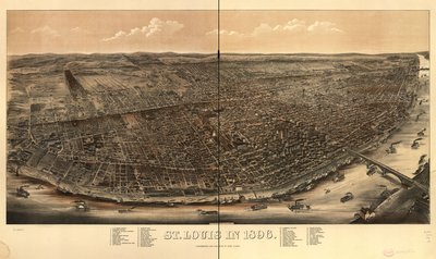 St. Louis i 1896 av Charles Juehne