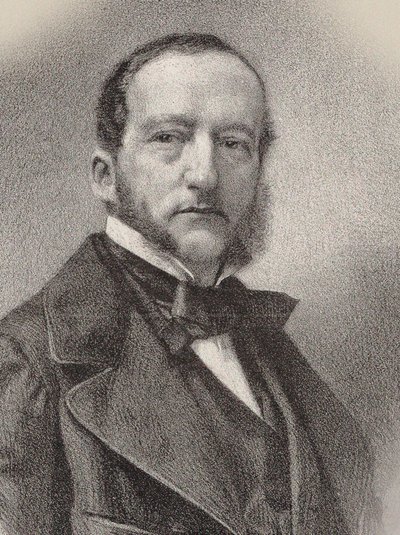 Portrett av pianisten og komponisten Sigismund Thalberg 1812-1871, 1862. av Charles Kreutzberger