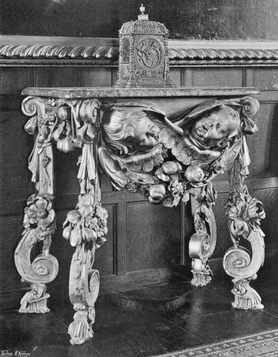 En Grinling Gibbons-konsoll av Charles Latham