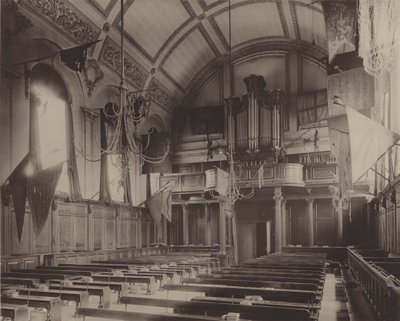 Chelsea Hospital, interiøret i kapellet av Charles Latham