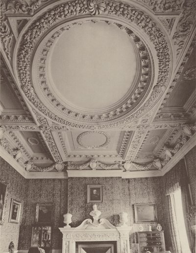 Coleshill, Berkshire, interiøret i salongen av Charles Latham
