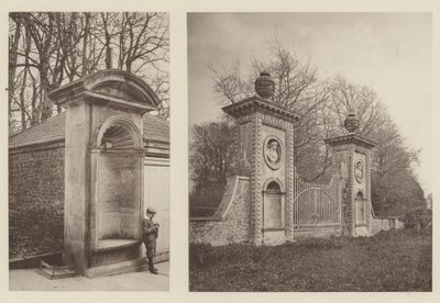 Coleshill, Berkshire, en alkove, inngangsport ved bakinngangen av Charles Latham
