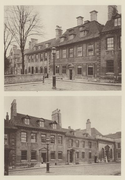 Hus nær St Georges Church, Stamford av Charles Latham