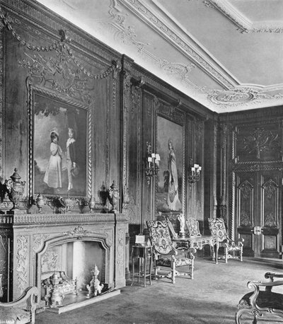Knowsley Hall: The Oak Drawing-Room av Charles Latham