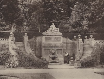 Veggfontene i hagen i Bowood, Wilts av Charles Latham