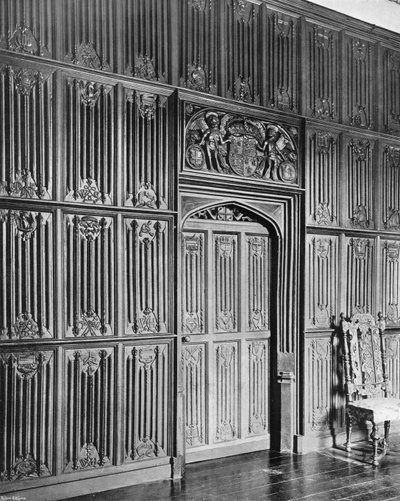 Paneling i Long Gallery av Charles Latham