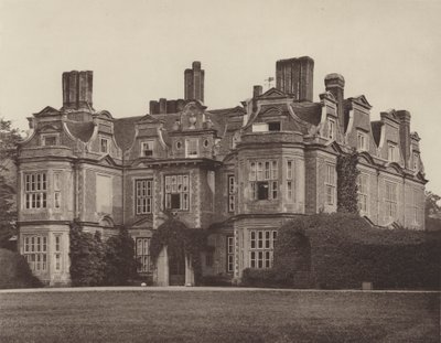 Swateley Hall, Uxbridge, inngangsfronten av Charles Latham
