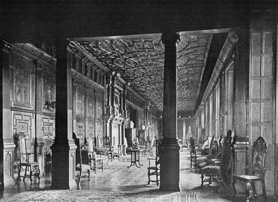 The Long Gallery, ser østover av Charles Latham