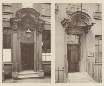To London Doorways, Mark Lane, East Central, Grosvenor Road, South West av Charles Latham