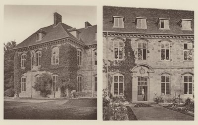 Wolvesey House, Winchester, deler av nord- og sørfrontene av Charles Latham