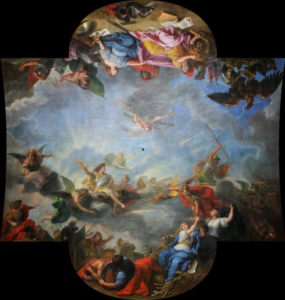 Erobringen av byen og citadellet Gent på seks dager, 1678 av Charles Le Brun