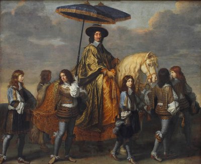 Kansler Séguier ved Louis XIVs inntreden i Paris, 1660 av Charles Le Brun