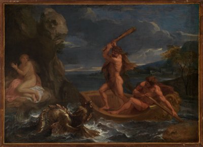 Herakles befrir Hesione av Charles Le Brun