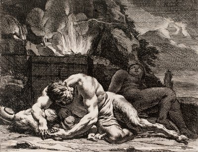 Natt, fra serien Døgnets fire tider av Charles Le Brun