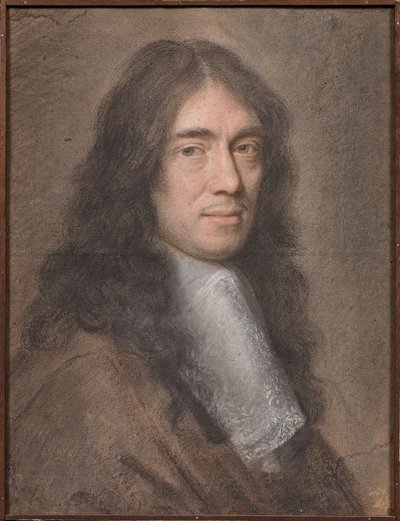 Portrett av Charles Perrault (pastell på papp) av Charles Le Brun