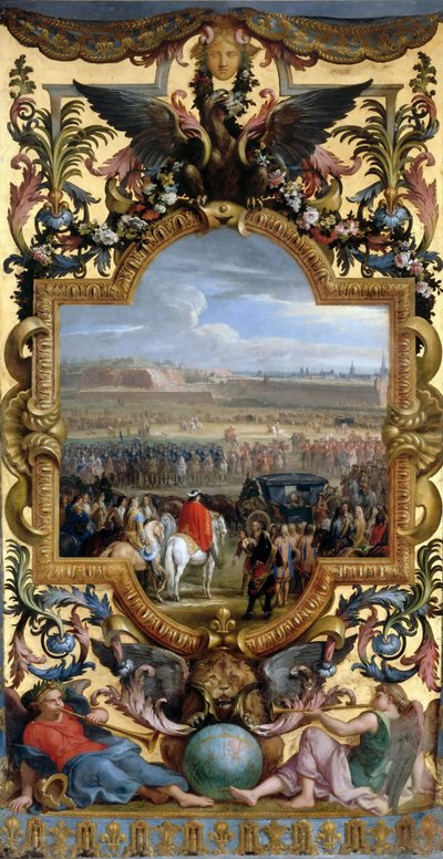 Erobringen av Cambrai 18. april 1677 av Charles Le Brun