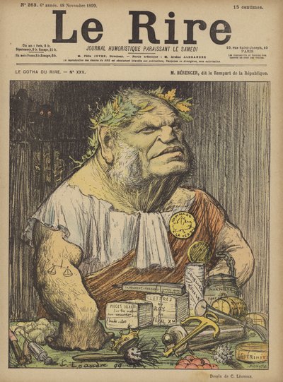 Berenger, illustrasjon for Le Rire av Charles Leandre