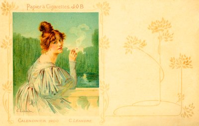 Samlingsjobb - 1900-kalender (gravering) av Charles Leandre