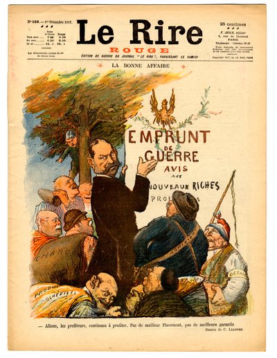 Omslag til ""The Red Read"", Satirical in Colors av Charles Leandre