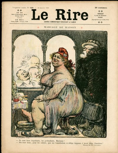 Cover av "" The Laughs", Satirical in Colors av Charles Leandre