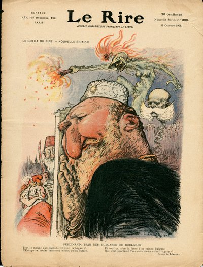 Cover av "" Latteren"", Satirical in Colors av Charles Leandre