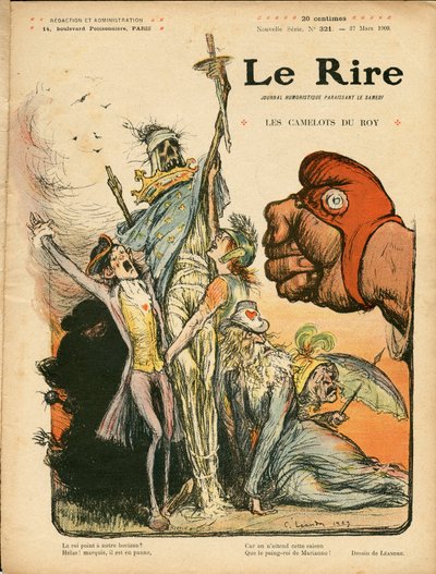 Omslag til "" The Laughter"", nummer 321, Satirical en Couleurs av Charles Leandre