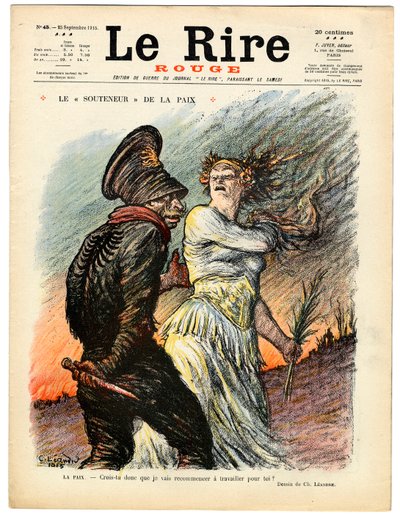 Cover av "" The Red Laughter", Satirical in Colors av Charles Leandre