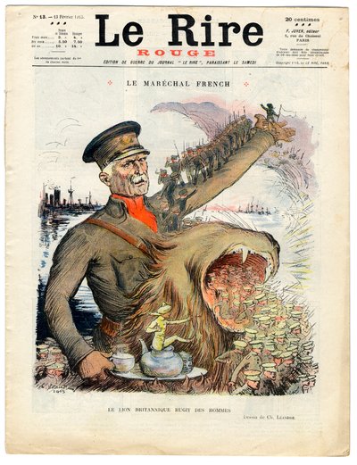 Cover av "" The Red Laughter", Satirical in Colors av Charles Leandre