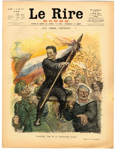 Cover av "" The Red Laughter", Satirical in Colors av Charles Leandre