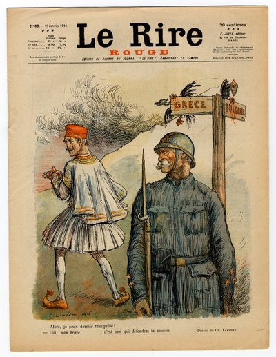 Cover av "" The Red Laughter"", Satirical in Colors av Charles Leandre