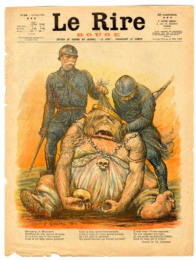 Cover av "" The Red Laughter"", Satirical in Colors av Charles Leandre