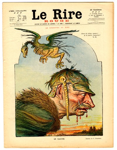 Cover av "" The Red Laughter", Satirical in Colors av Charles Leandre