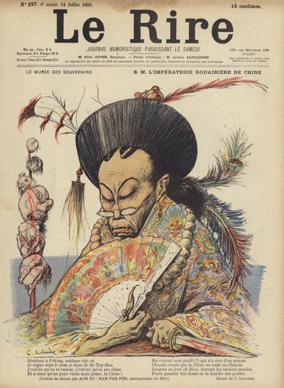 Enkekeiserinne av Kina av Charles Leandre