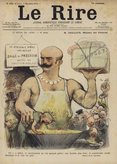 Illustrasjon for Le Rire av Charles Leandre