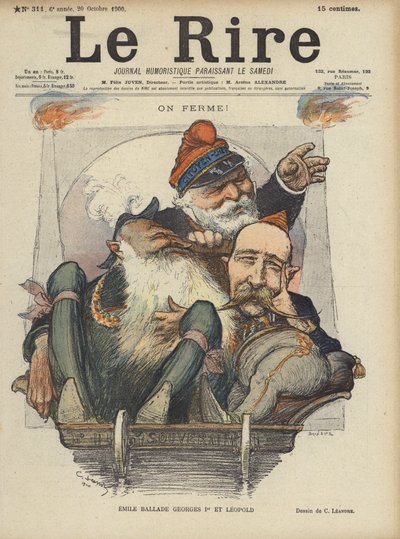 Illustrasjon for Le Rire av Charles Leandre