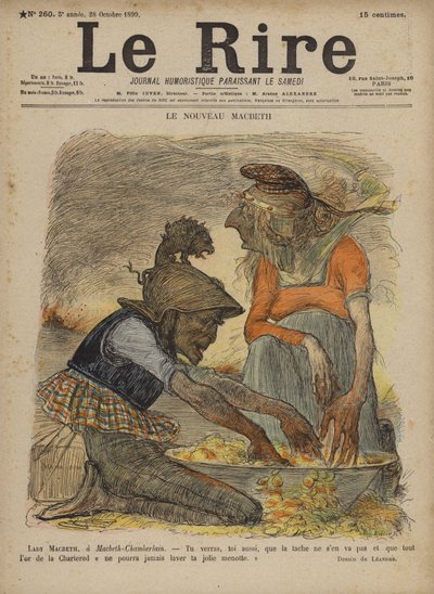 Illustrasjon for Le Rire av Charles Leandre
