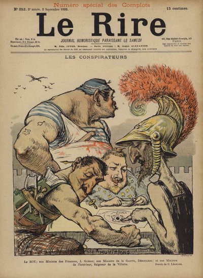 Illustrasjon for Le Rire av Charles Leandre