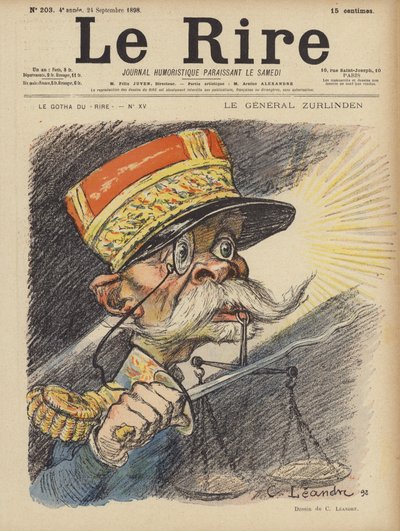 Illustrasjon for Le Rire av Charles Leandre
