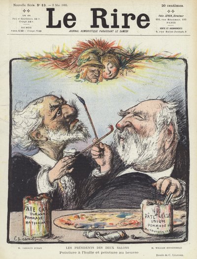 Illustrasjon for Le Rire av Charles Leandre