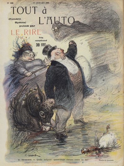 Illustrasjon for Le Rire av Charles Leandre